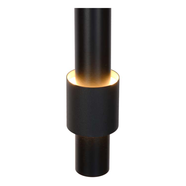 Lucide MARGARY - Hanglamp - Ø 28 cm - LED Dimb. - 3x4W 2700K - Zwart