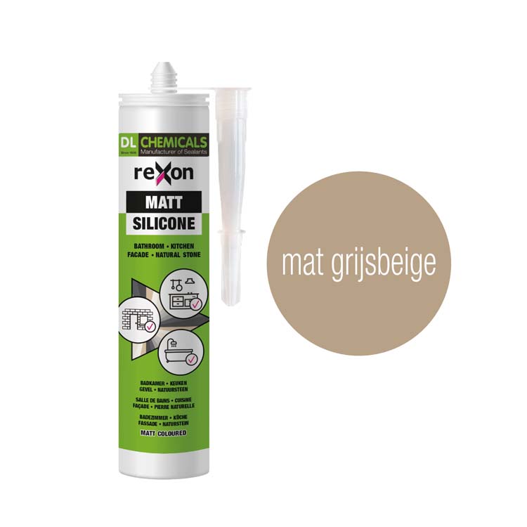 All-in 1 silicone 290ml mat grijsbeige