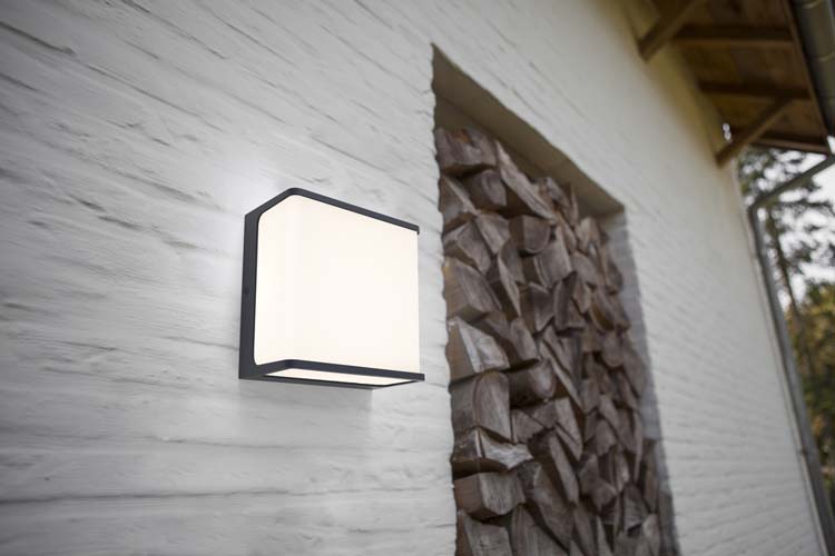 Eclairage ext. applique murale LED medium rectangle 4000K 1600LM 21W