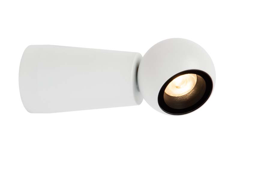 Lucide IPSOS - Wandlamp Badkamer - LED - 1x6W 2700K - IP54 - Wit