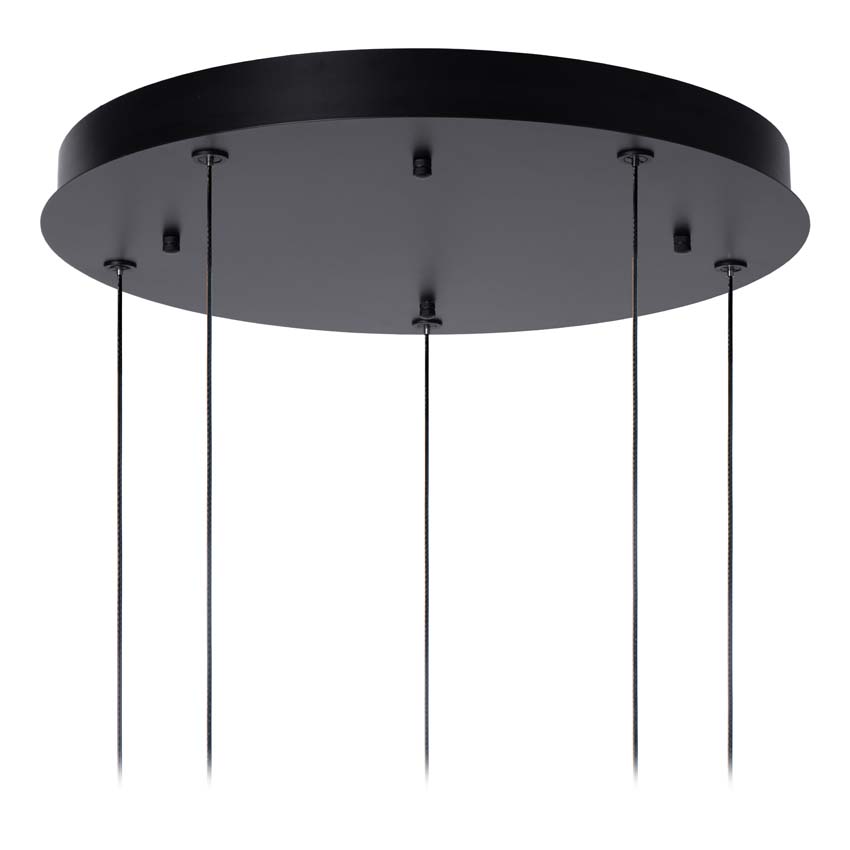 Lucide GISELA - Suspension - Ø 48 cm - LED Dim. - 5x3,8W 2700K - Ambre