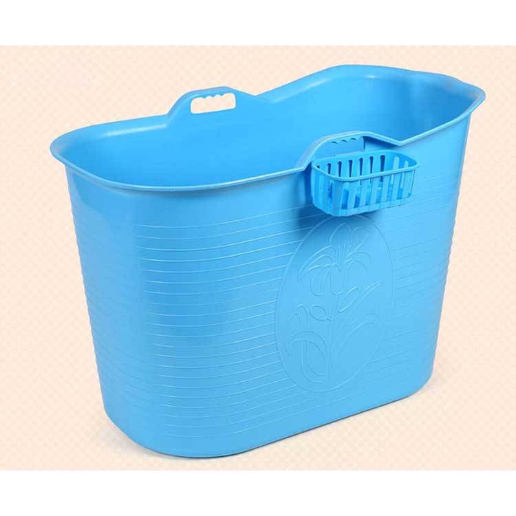 Bath Bucket pour adultes bleu