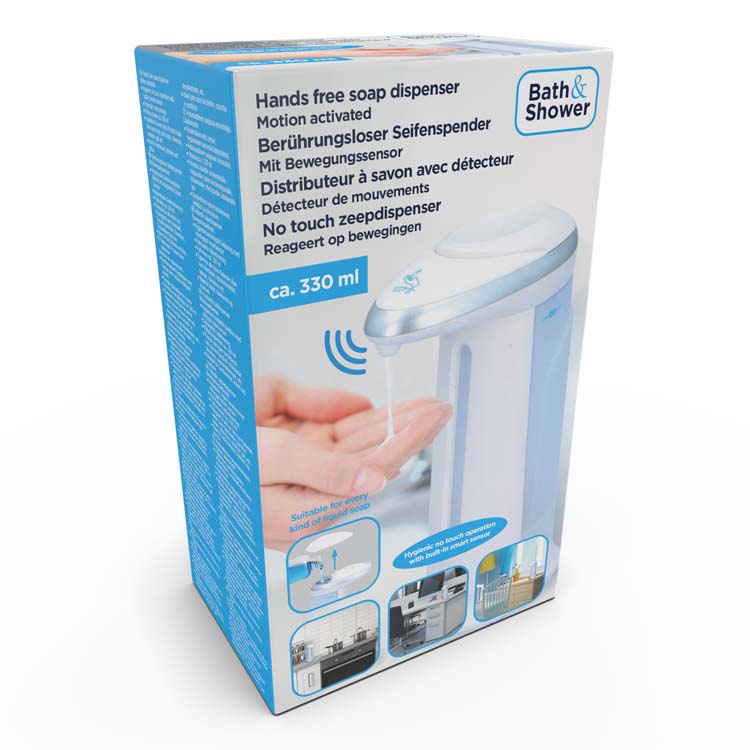 Distributeur de savon avec sensor 330 ml 12.5x8x19 cm