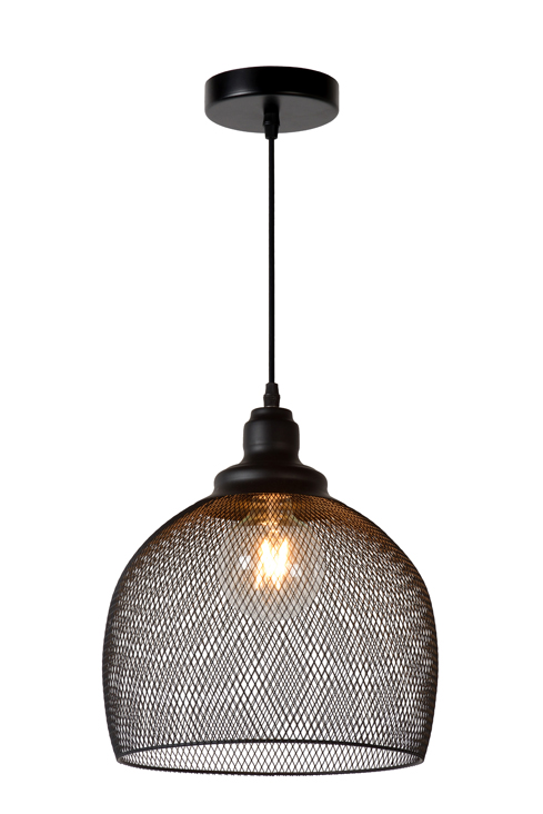 MESH - Hanglamp - Ø 28 cm - 1xE27 - Zwart