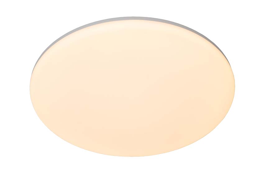 Lucide OLSON - Plafonnier - Ø 45 cm - LED Dim. - CCT - 1x45W 3000K/6500K - Opalin