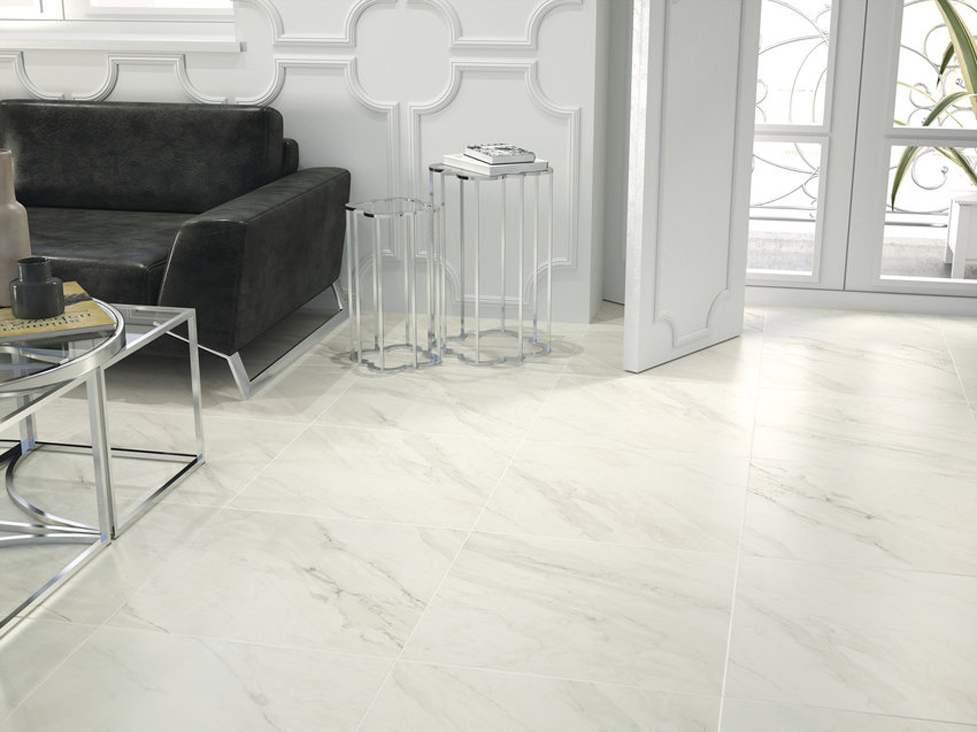 Carrelage de sol City Carrara di marmi mat 60x60x0.8cm