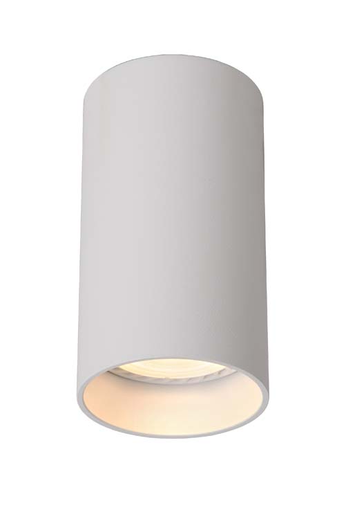 Spot plafond - Ø 5,5 cm - LED Dim to warm - 1x5W 3000K/2200K - GU10 - Blanc