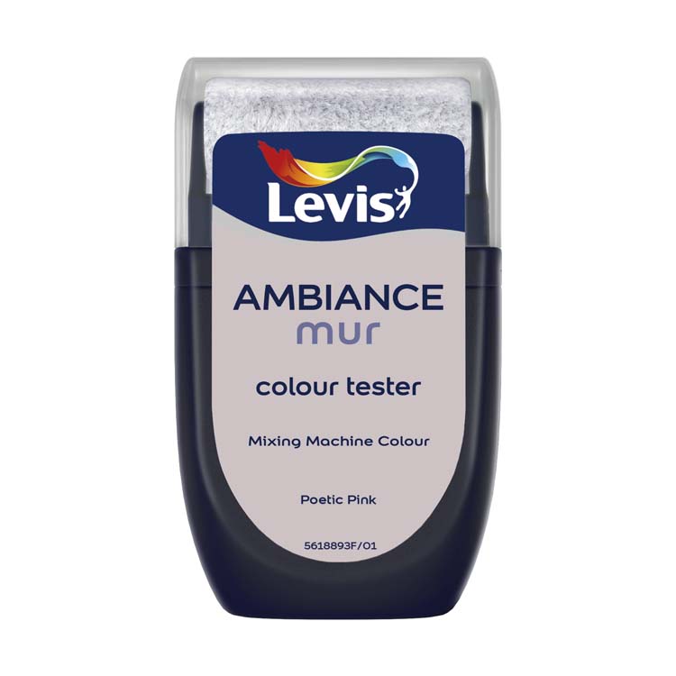 Levis Ambiance tester muurverf mat 30ml POETIC PINK