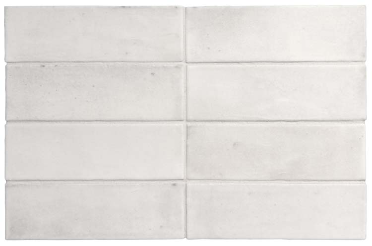 Wand/vloertegel Nono white mat 5x15cm