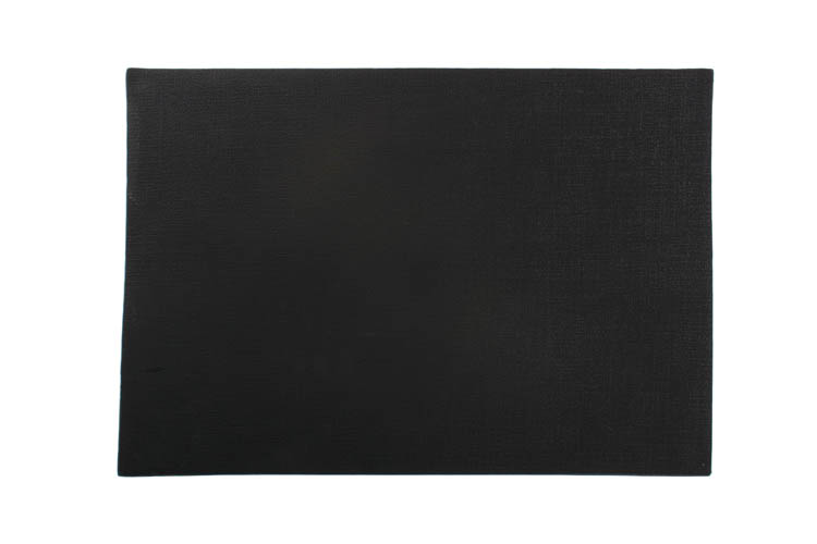 Placemat lederlook zwart 30x43 cm