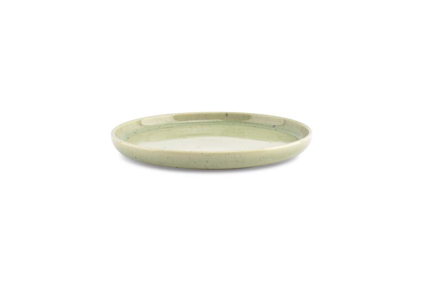 Assiette plate Blush sauge vert 22 x 2,5 cm