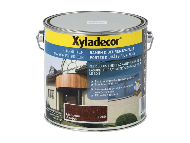 Xyladecor ramen & deuren UV plus 4060 mahoniehout 2,5L