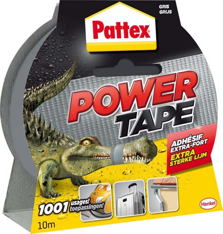 Pattex Powertape 50 mm x 10 m grijs