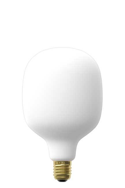 Lampe LED mate blanc E27 dimmable h15cm diam20cm 6W 550 lumen