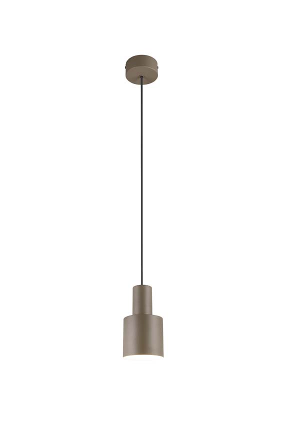 Lumière suspendue taupe excl lampe diam 12 cm