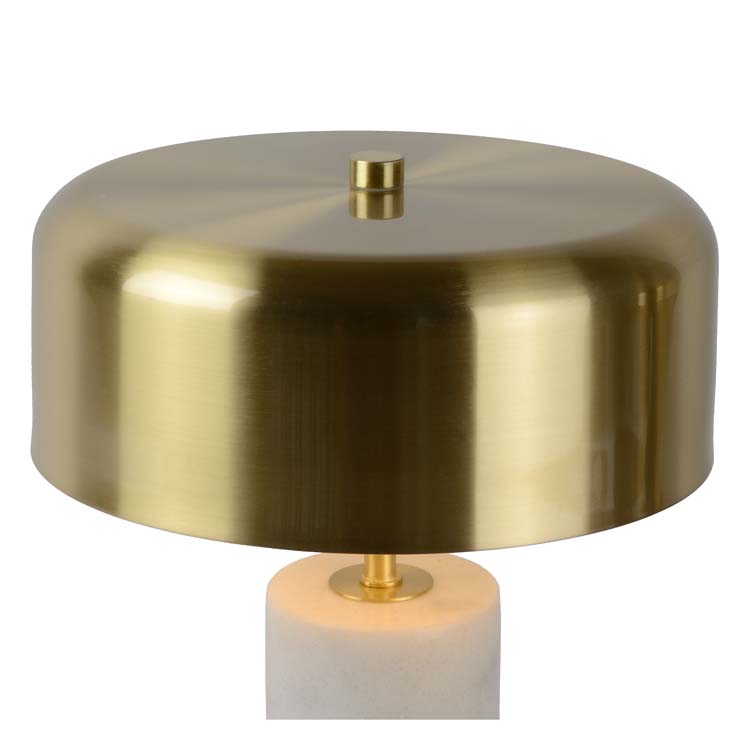 Lampe de table - Ø 25 cm - G9 - Blanc