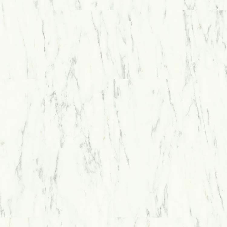 Staal Quick-step alpha vinyl tiles 4mm plus 1mm carrara-marmer