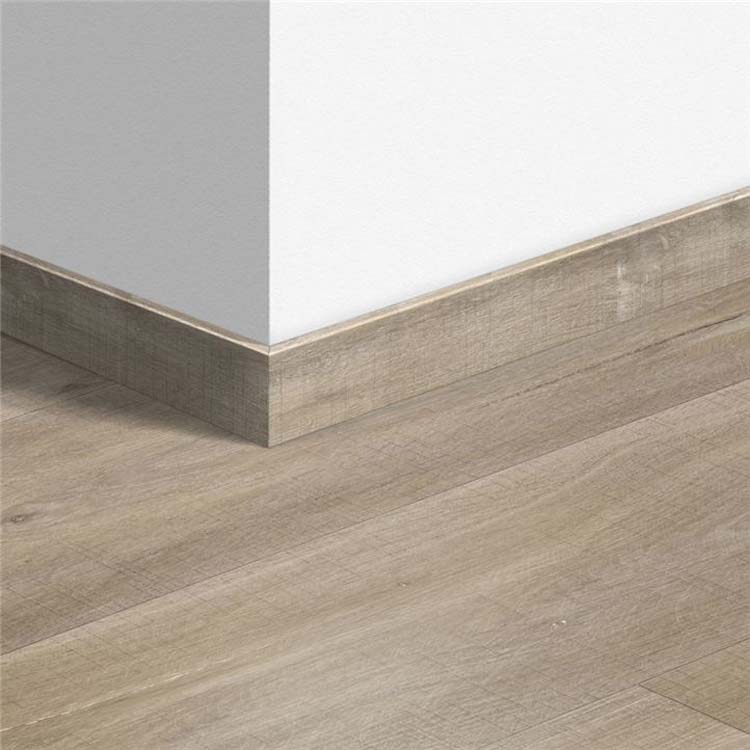 Plinthe Standard Quick-Step Chêne Canyon brun clair raboté 58 x 12 x 2400 mm