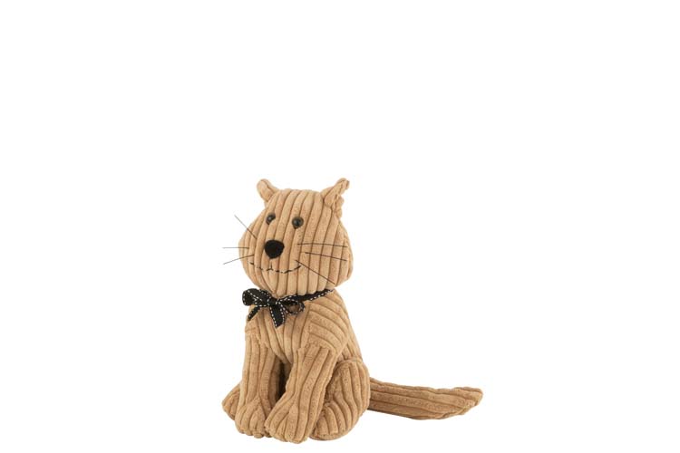 Cale-porte chat en textile H36 cm