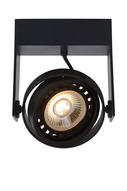Plafondspot - LED Dim to warm - GU10 - 12W/2200K - Zwart