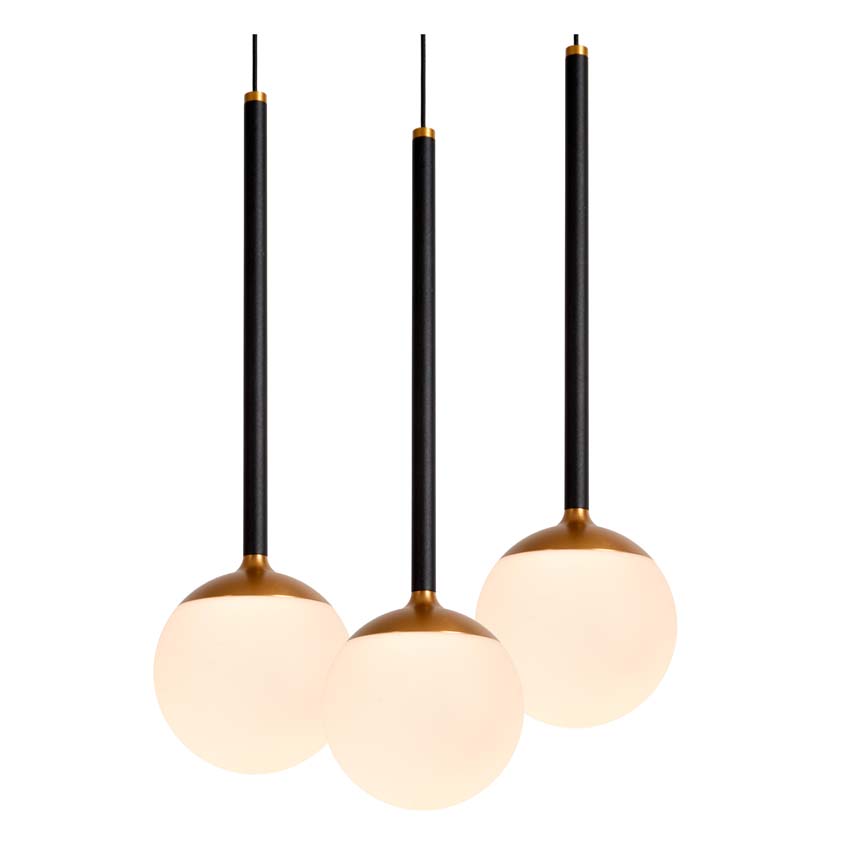 Lucide CALINA - Suspension - LED Dim. - 12x7,7W 2700K - Noir