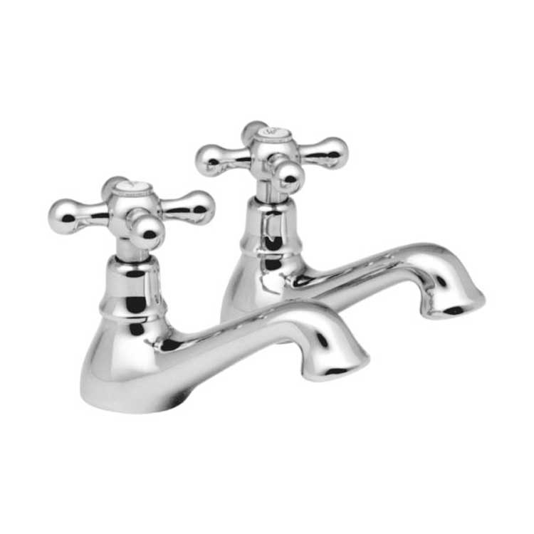 Robinet de lavabo Traditional Chrome H84mm