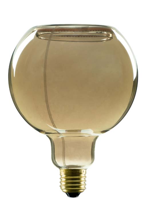 Led floating globe - Ø12.5 cm - E27 - 1x6W - Smokey grey