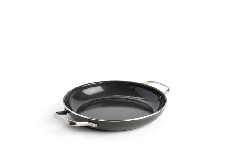 Sahan pan of open pan Dagelijkse kost groen D24 cm