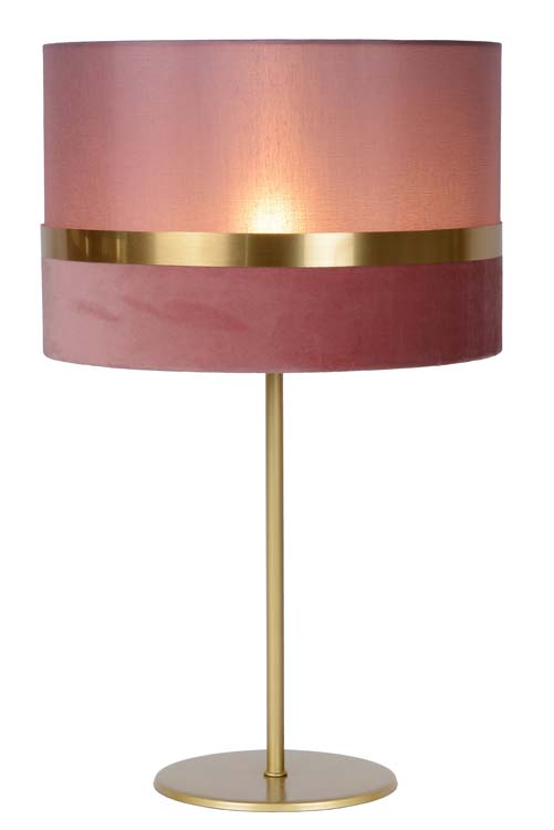 Lampe de table - Ø 30 cm - 1xE14 - Rose