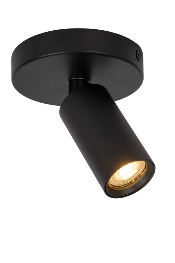 Lucide RITMO - Spot plafond - Ø 10 cm - 1xGU10 (MR11) - Noir