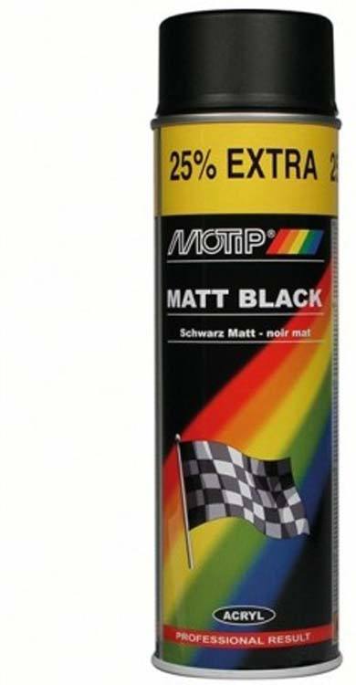 Motip laque acrylique noir mat 500 ml