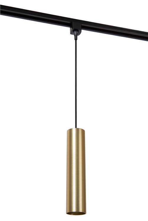 Railverlichting Avignon Hanglamp - 1-fase Railsysteem / Railverlichting - 1xGU10 - Mat Goud / Messing