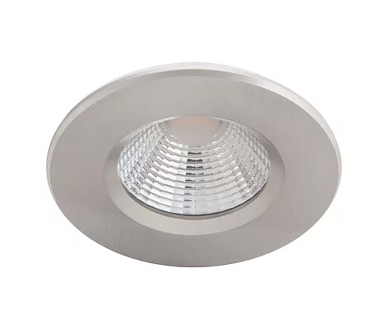 Spot encastré nickel 3x5.5W IP65 2700K