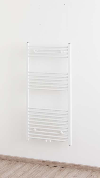 Radiateur sèche-serviette Doris single blanc mat 120 x 60 cm 524 Watt