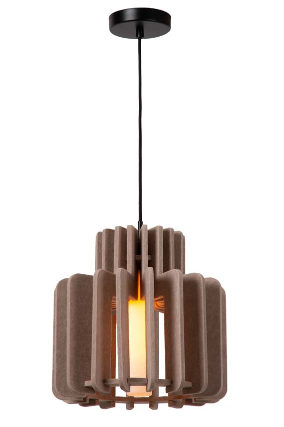 Lucide ROLLO - Suspension - 1xE27 - Taupe