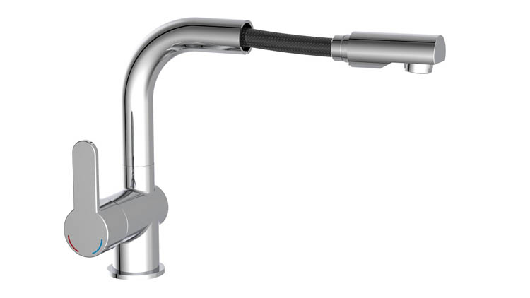 Robinet de lavabo Levi 22cm chrome