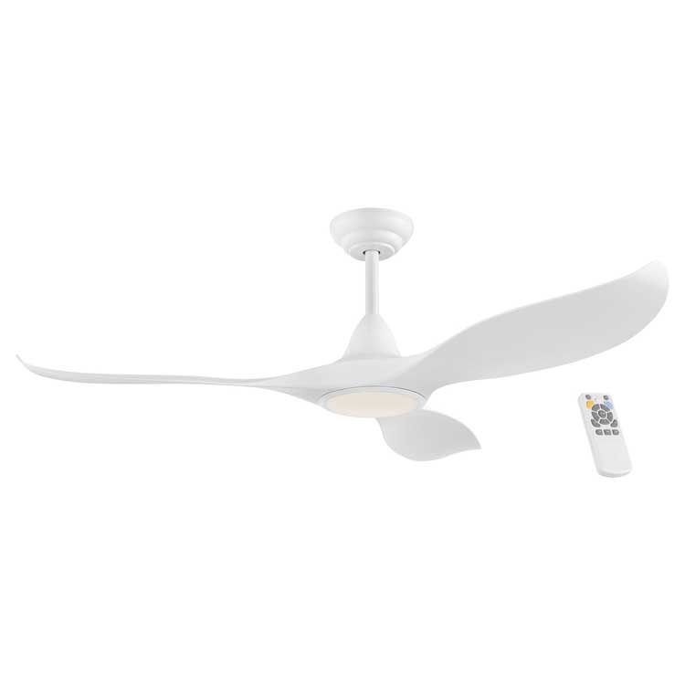 Eglo CIRALI 52 - Ventilateur de plafond + éclairage -15W/2000LM - Blanc