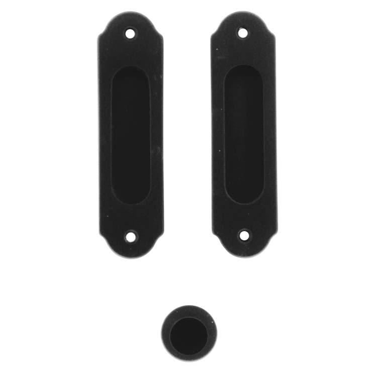 Coquille de porte altamura classic ovale noir par set