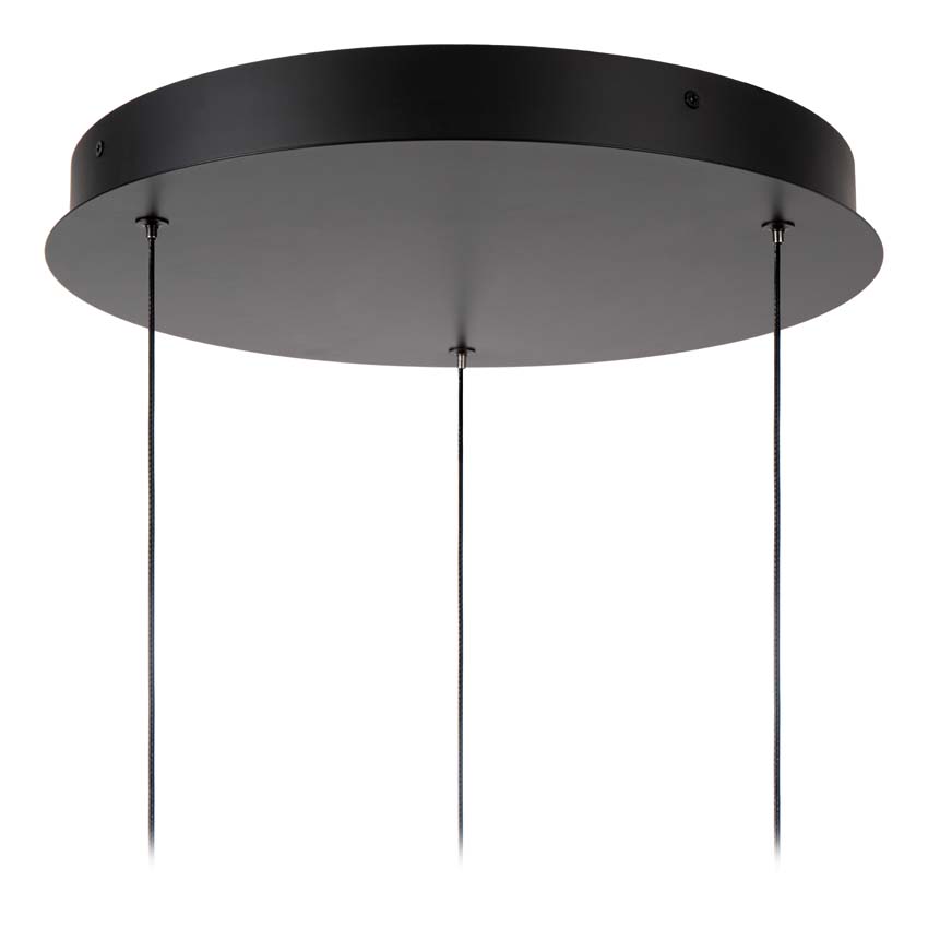 Lucide GISELA - Suspension - Ø 36 cm - LED Dim. - 3x4,3W 2700K - Transparent