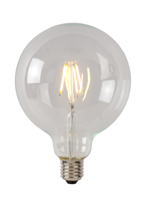 Filament lamp - Ø 12,5 cm - LED Dimb. - E27 - 1x5W 2700K - Transparant