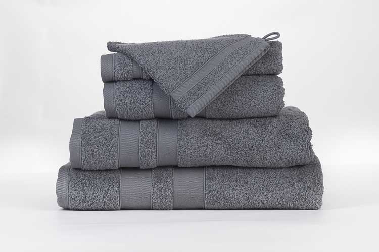 Serviette de bain Cosibel 70x140 cm gris