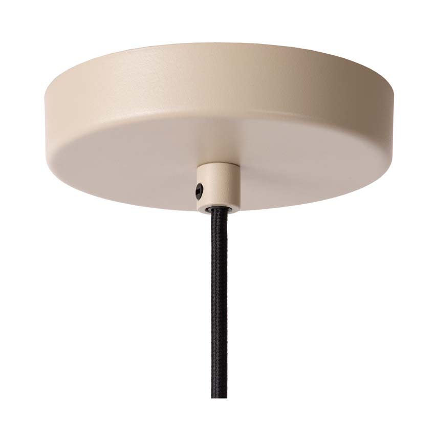 LAMBRES - Suspension - Ø 15 cm - 1xE27 - Taupe