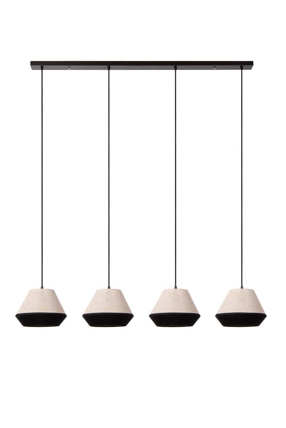 Lucide KALA - Suspension - 4xE14 - Taupe