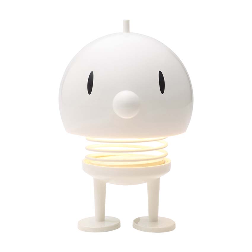 Hoptimist Lampe LED métal XL blanc