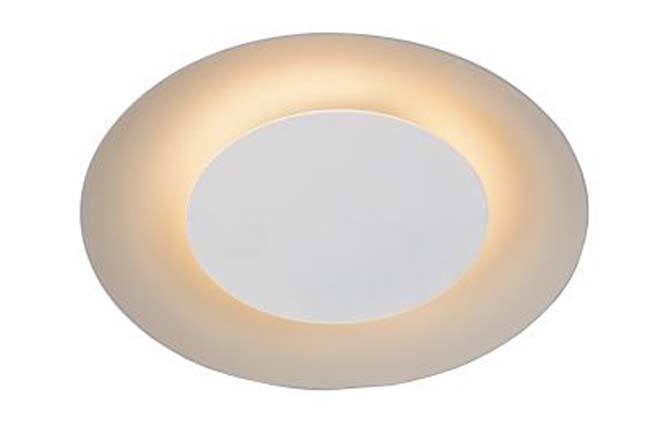 Plafonnier - Ø 21,5 cm - LED - 1x6W 2700K - Blanc