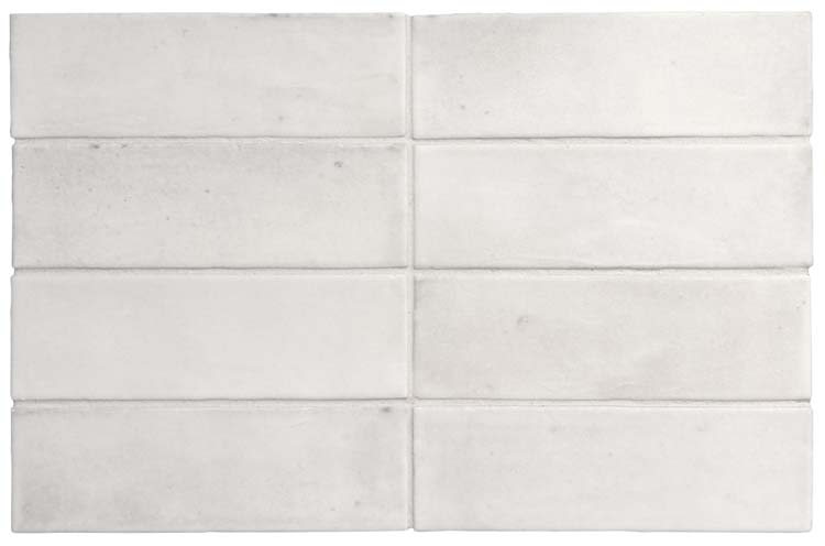 staal wand/vloertegel Nono white mat