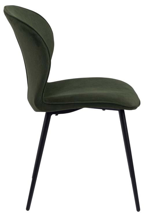 Chaise Nelly olive verte