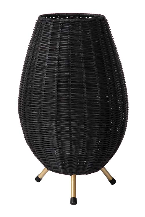Lampe de table - Ø 22 cm - 1xG9 - Noir