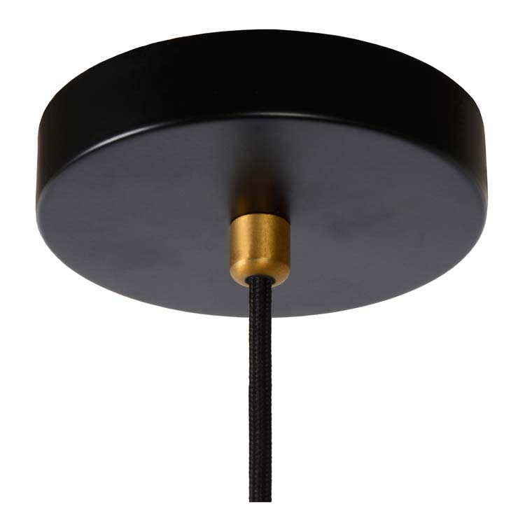 Hanglamp   - GU10 - Zwart/mat geelkoper
