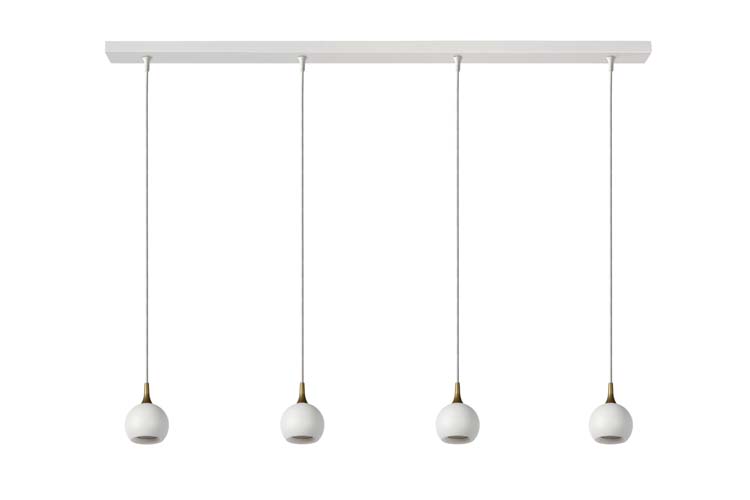 Lucide FAVORI - Suspension - 4xGU10 - Blanc